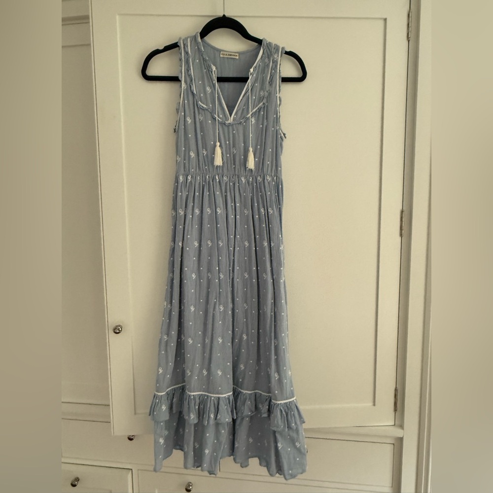 Ulla Johnson embroidered blue dress
